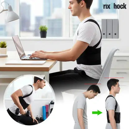 Correcteur de Posture Ultra-Confort® – Dos Droit & Confiance Maximale en 7 Jours !