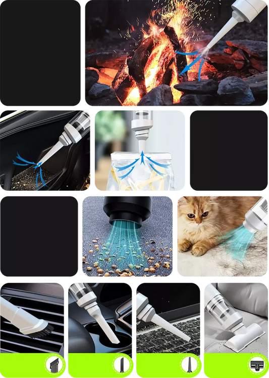 Aspirateur à main sans fil puisance toute-en-un