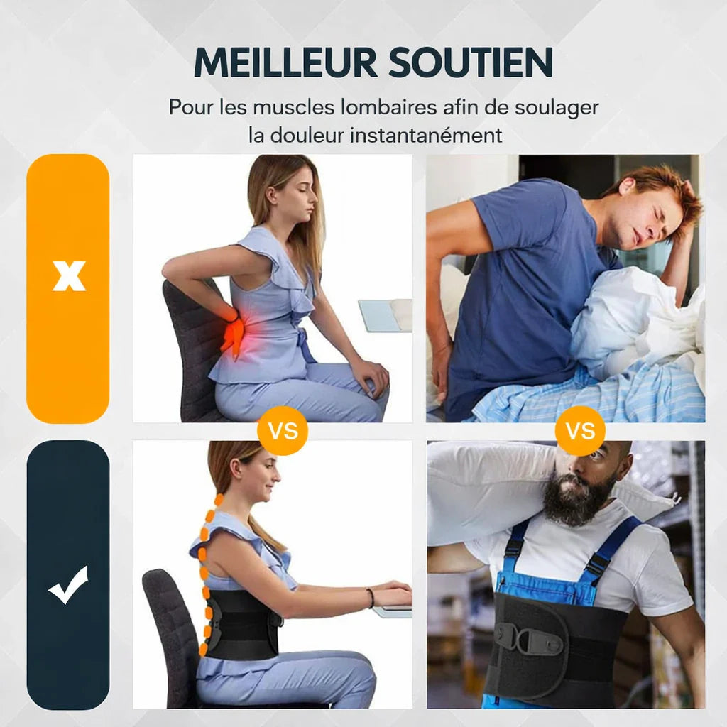 Correcteur de Posture DOS Ultra-Confort® – Dos Droit & Confiance Maximale en 7 Jours !