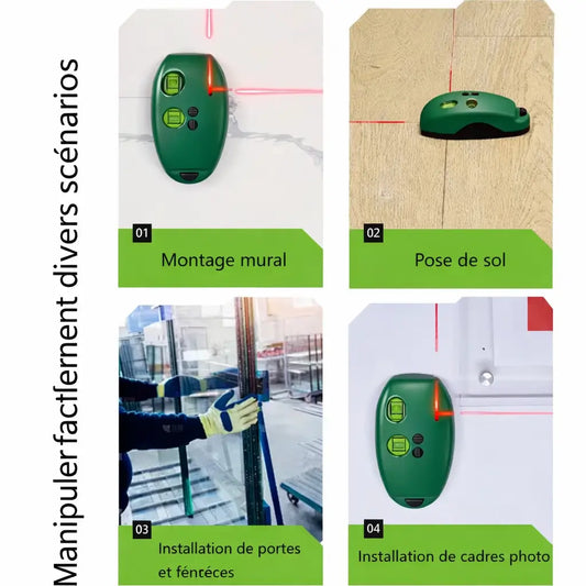 Niveau laser infrarouge à angle droit de 90 degrés