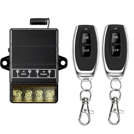 Télécommande Sans Fil Haute Puissance 220V – 500m de Portée Monstrueuse ! 🚨🔌✨ + 2 interrupteurs